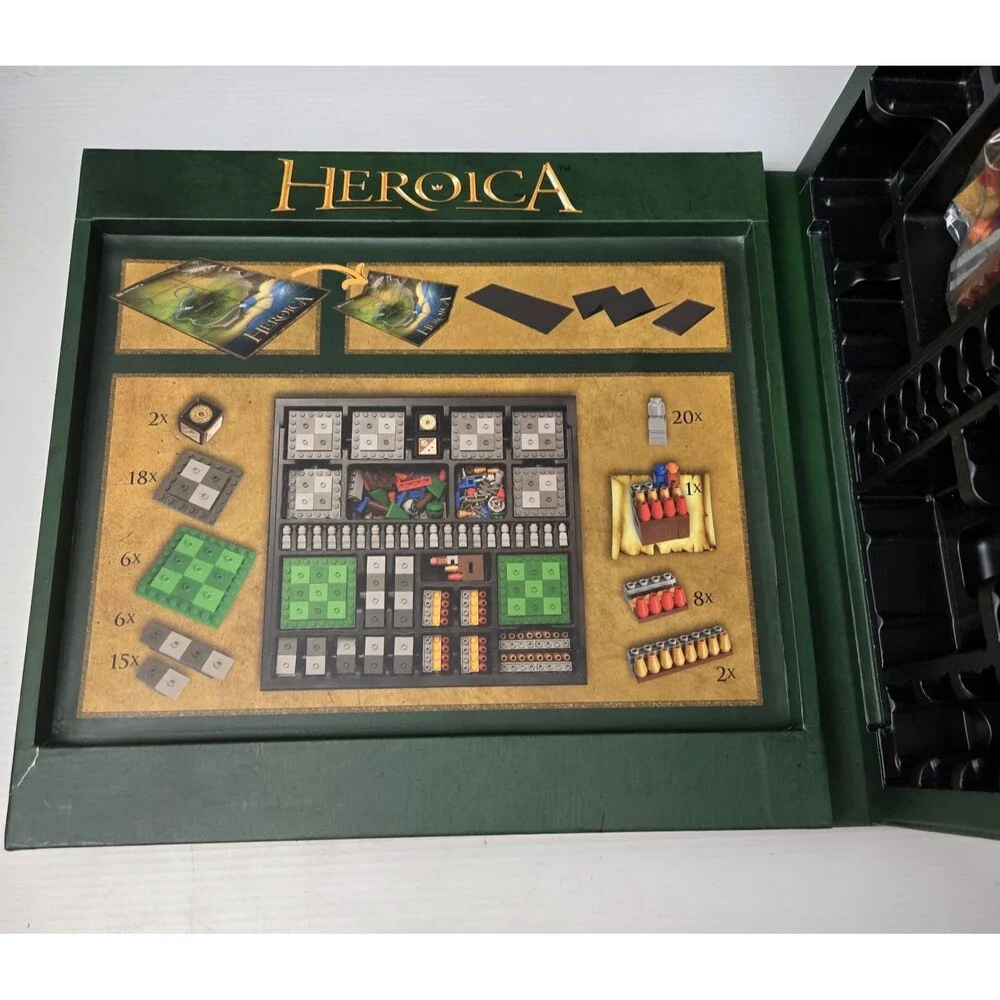 LEGO Games Heroica Ltd Edition Storage Case & Playmat Set #853358 NEW Open Box